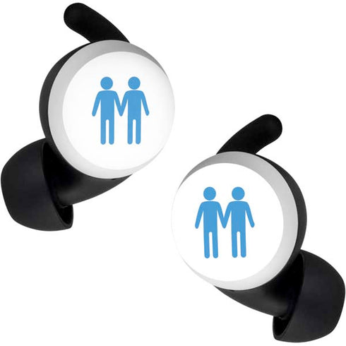 Blue Pride Google Pixel Buds Skin